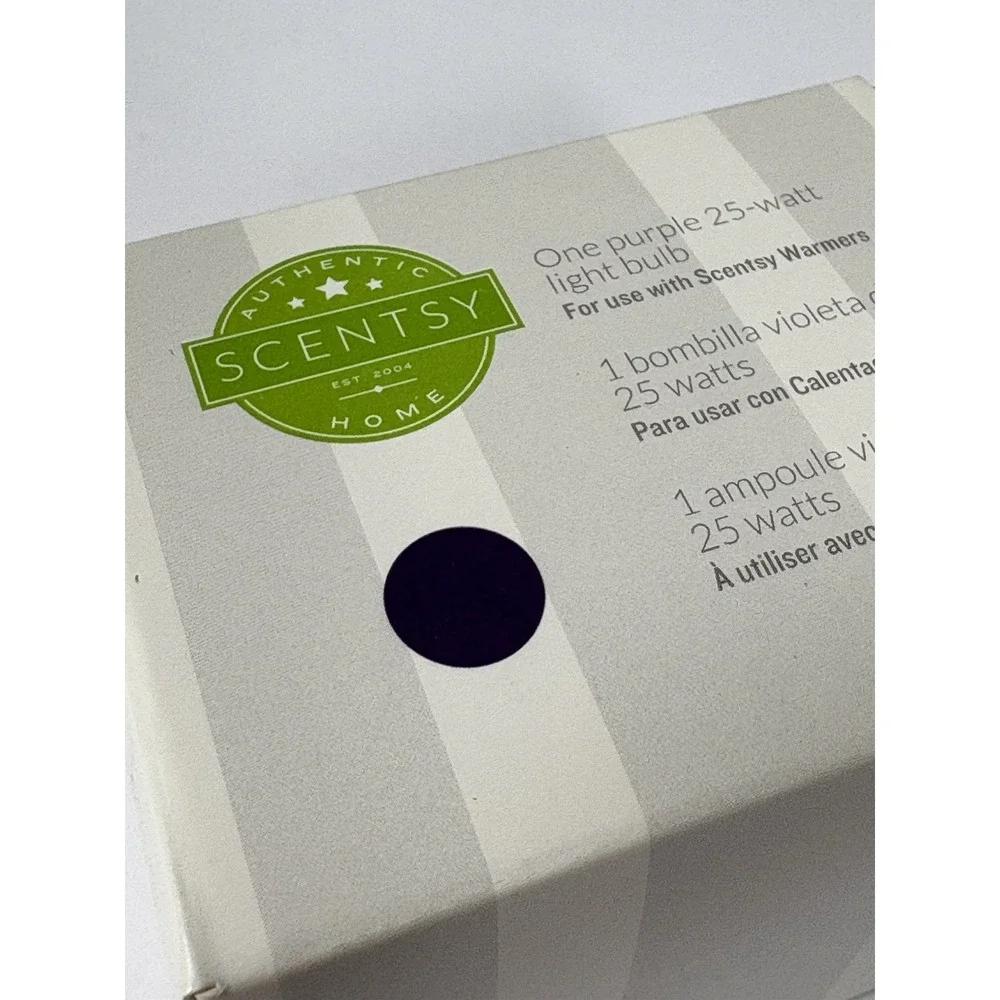 Scentsy Purple 25 Watt Light Bulb Replacement Warmer Bulb New In Box